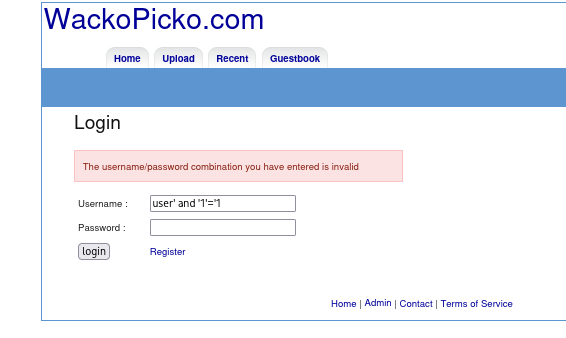 User panel