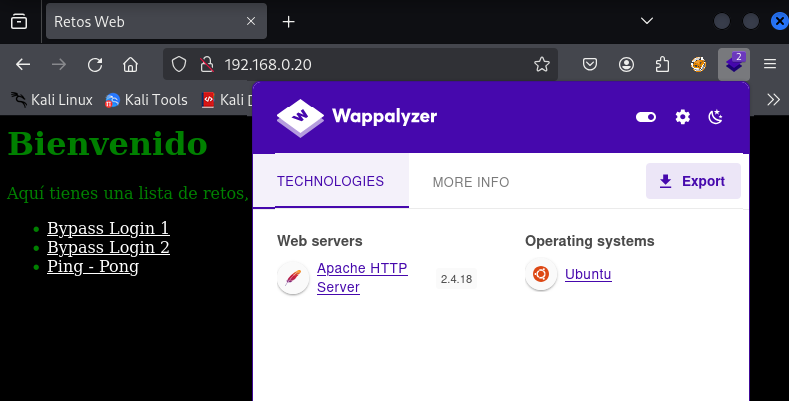 Netdiscover result 2