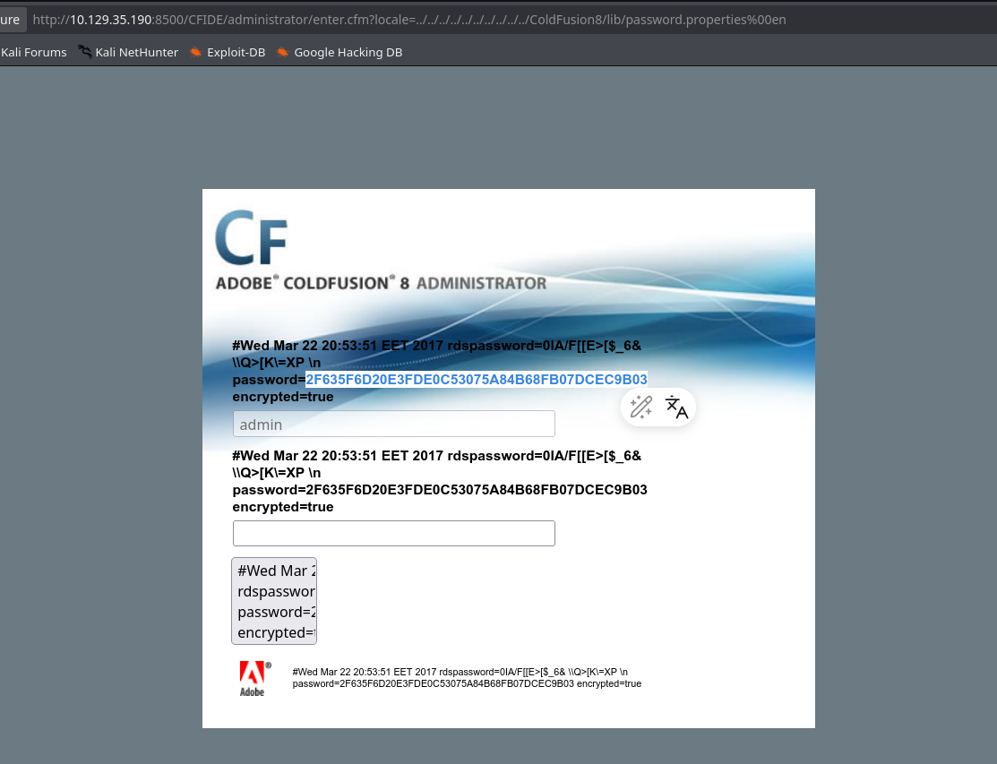 Coldfusion