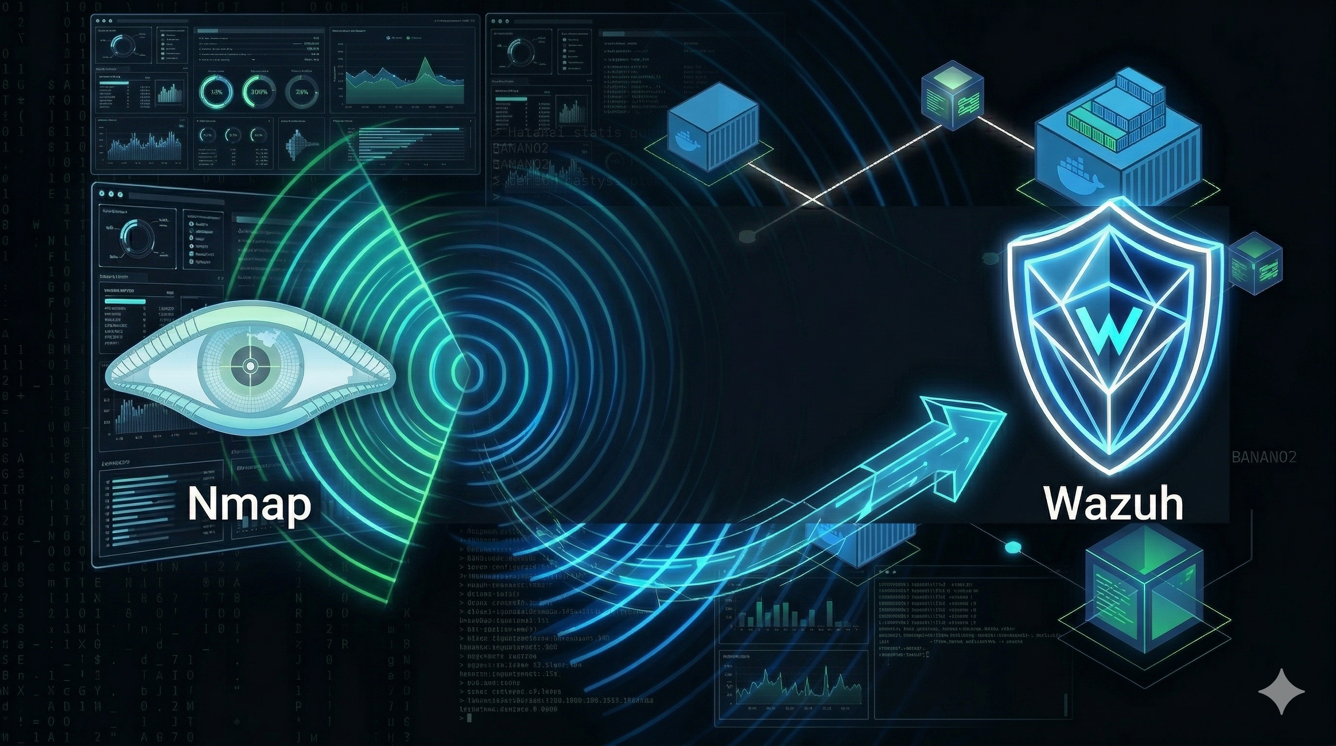 Integración Nmap-Wazuh - Dashboard de alertas